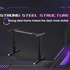 Mesa de juegos eléctrica ergonómica de altura ajustable, marco de escritorio de pie, escritorio de ordenador eléctrico ajustable en altura - Product Image 2