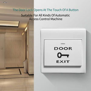Wall Mounted Door <strong>Exit</strong> <strong>Button</strong> Indoor Release <strong>Push</strong> Switch <strong>Button</strong> Plastic White Access Control <strong>System</strong> 36VDC Factory Price DC12V 3A - Product Image 2
