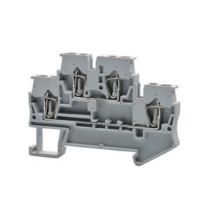 STTB2.5 <strong>Double</strong> <strong>Layer</strong> <strong>Spring</strong> Cage Wire Connector <strong>Terminal</strong> <strong>Block</strong> 2.5 mm 24A 500V for Wiring - Product Image 1