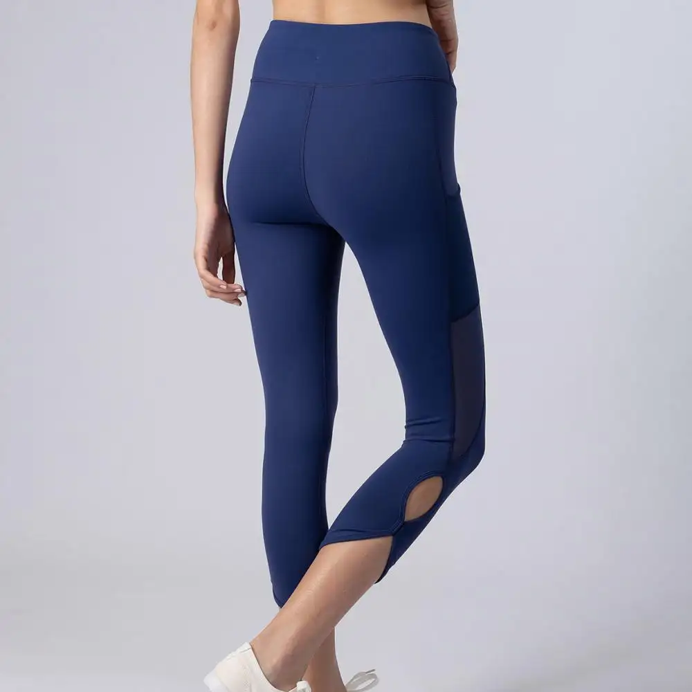 Su misura Per Il Fitness Nuove Donne di Disegno di Abbigliamento Workout Gym Collant Capri Leggings Yoga