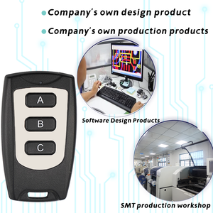 広い使用RF 433MHz金属学習リモコン3ボタンスターターガレージリモコン用 - Product Image 5