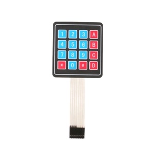 マトリックスアレイDIY Arduinoキーパッドコントロールパネルパッド1-20キーボタン付き3*4-4*5膜スイッチゴム素材 - Product Image 4