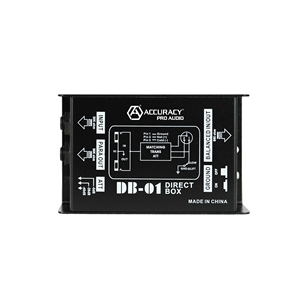 Точность Pro аудио DB-01 прямая коробка DI Профессиональный пассивный аудио DI Box - Product Image 4