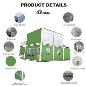 Nhanh chóng xây dựng di động prefab hiện đại Nhà container sang trọng cho văn phòng nhà với đồ nội thất và phòng tắm - Product Image 2