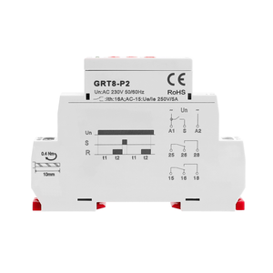 GEYA GRT8-P2-240 AC DC 12V 240V IP40 IP20 Impuls ausgangs zeit relais 1 spdt Zeitrelais Timer-Steuerung mit hoher Qualität - Product Image 6