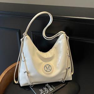 2025 kadın yeni moda büyük kapasiteli sınır ötesi sırt çantası Polyester Zip Tote çanta zincir öğrenciler için Commuting sınıf sonbahar - Product Image 2