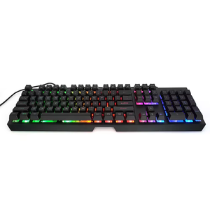 OutemuブランドコンパクトワイヤードオフィスキーボードLEDバックライト付き数字キーパッドUSBプラグプレイ膜 - Product Image 2