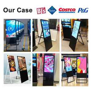 32 inch bán lẻ xách tay LCD màn hình quảng cáo Totem tầng đứng kỹ thuật số biển kiosk - Product Image 4