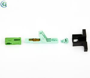 テレコムグレードクイックアセンブリ低挿入損失グランドタイプ53mm光ファイバー高速コネクタSCAPC SC UPC for FTTH - Product Image 2