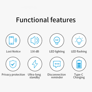 GPS Tracker mini thông minh định vị thời gian thực túi ví hành lý không khí <span class=keywords><strong>tag</strong></span> tìm thấy Tracker của tôi bị mất Tracker Key Finder antir báo động cá nhân - Product Image 4