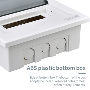 Tulabu Caja de interruptores de tablero de distribución eléctrica de unidad de consumo de plástico ABS de 12 vías - Product Image 6