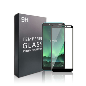 Ipek baskı tam tutkal cam temperli cam ekran koruyucu için Nokia 1.4 2.4 3.4 5.4 C10 C20 G10 G20 X10 x20 G XR artı - Product Image 1