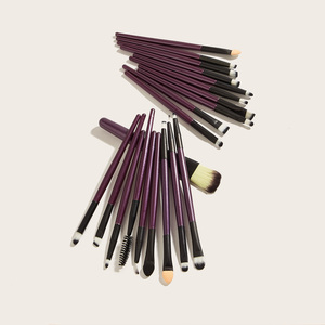 20pcs Small Portable Synthetic Hair Makeup <strong>Brushes</strong> Set Suitable for Foundation Powder Foundation Eye Shadow Makeup <strong>Kit</strong> - Product Image 1