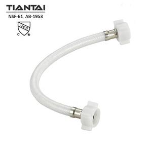 UPC NSF-61 1/2&quot; Comp X 7/8&quot; B/C Flex WC Toilet Plastic Water Soft Plumbing <strong>Hoses</strong> - Product Image 2