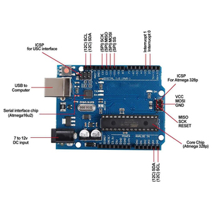 UNO-<strong>R3</strong> DIY Starter <strong>Kit</strong> for <strong>Arduino</strong> ATMEGA328P ATMEGA16U2 Development Board with USB Cable - Product Image 2