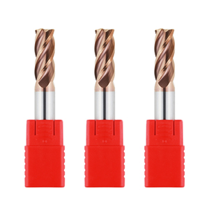 55 derece yuvarlak burun Tungsten çelik karbür freze kesicisi 4 - Edge End Mill dairesel ark parmak freze çakısı freze kesicisi torna makinesi aracı - Product Image 2