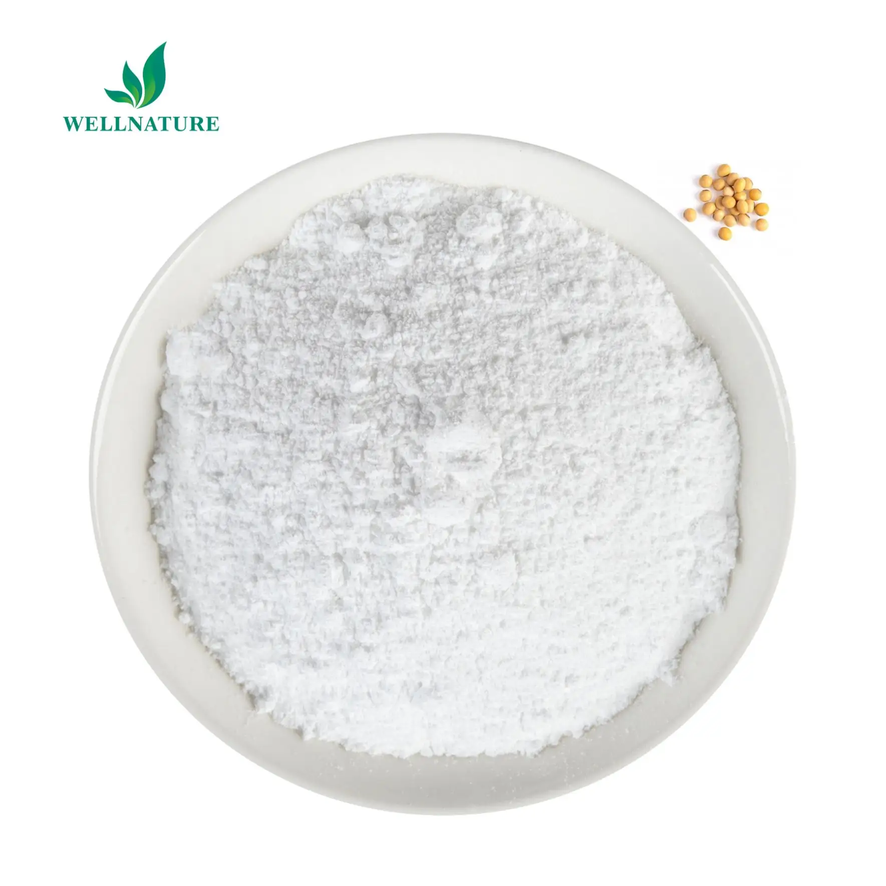 Daidzein Powder 2.5% 12.5% Pygeum Soybean Extract 95% Phytosterol Stigmasterol Powder Soy Isoflavone Beta-sitosterol