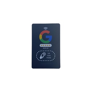 SUNLAN für NTAG 213 215 216 RFID Benutzer definierte PVC-Karte Programmier barer QR-Code für Social Media Hotel Restaurant Google Bewertungen NFC 13.56