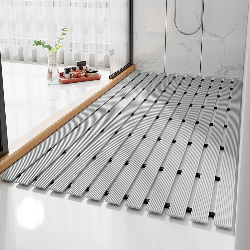 Tapis de douche composite - Gris