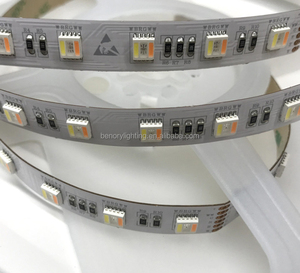 24v RGB CCT 5in1 akıllı esnek led şerit bant smd 5050 60leds/m dali loxone pwm knx tuya wifi kontrolü için led şerit işık - Product Image 3