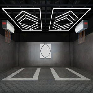 SIHAI Wholesale Lights Car Detail Auto Repair Workshop Detail Hexagon LED Lights luci di dettaglio per Auto