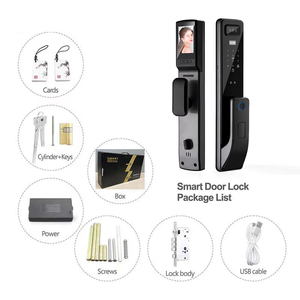 Tuya App Smart Life Video citofono 3d riconoscimento del volto Password per impronte digitali blocco digitale con serratura Smart - Product Image 6