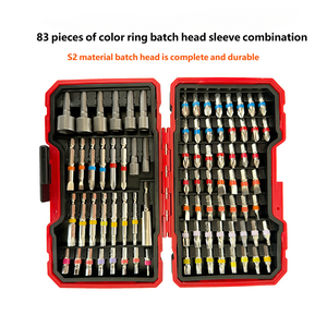 83-Piece DIY lớp công nghiệp <span class=keywords><strong>screwdriver</strong></span> <span class=keywords><strong>bit</strong></span> <span class=keywords><strong>Set</strong></span> cầu vồng hộp ma thuật Tương thích rãnh Phillips Hex khoan tác động cờ lê OEM - Product Image 2