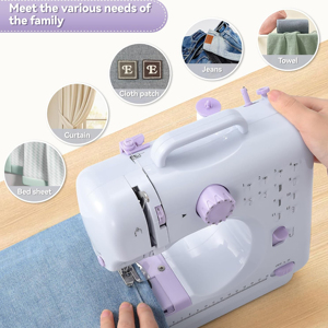 Toptan çocuklar DİKİŞ MAKİNESİ FHSM-505 kullanışlı kot dikiş yerli Mini boyutu uygun çok fonksiyonlu Mini dikiş makinesi DİKİŞ MAKİNESİ - Product Image 2