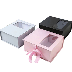 Sang trọng màu đen lớn cứng nhắc hộp các tông với nắp từ tùy chỉnh quần áo bao bì hộp giấy từ Hộp quà tặng - Product Image 4