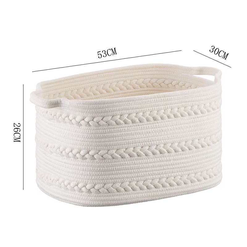 White cable knit - Large size 53*30*26