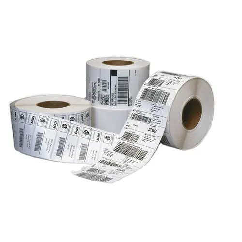 High quality barcode label roll with custom printing