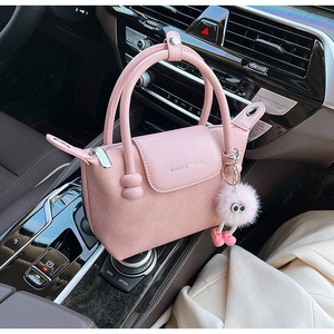Yüksek kaliteli PU bayan tarzı Tote çanta yeni moda düz renk rahat Crossbody ve omuz çantası - Product Image 4