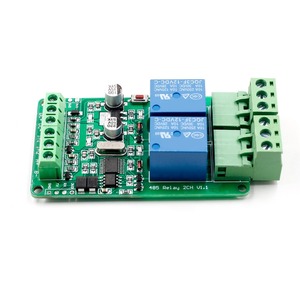 YOINNOVATI 2-דרך ממסר מודול פלט 2 ערוץ מתג קלט TTL/<span class=keywords><strong>RS485</strong></span> ממשק תקשורת <span class=keywords><strong>Modbus</strong></span>-rtu