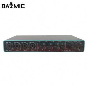 卸売人気4インチ4アウトサウンドカードオーディオインターフェイス4インチ4 USBPCサウンドカードボードサウンドカード音楽スタジオ使用 - Product Image 2