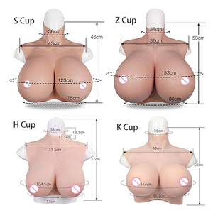 Z Cup Silikon Brustplatte Riesige Brüste Gefälschte Brüste für Cross dresser Transgender Cosplay Drag Queen - Product Image 2
