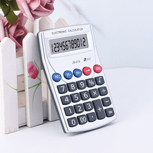Werbe geschenke Kleiner und tragbarer 12-stelliger elektronischer Taschen rechner Lcd Display Key Sound Function Small Calculator Office - Product Image 5