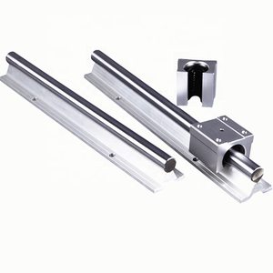 SBR Series 25 mm 1pcs SBR25 longitud 500mm riel lineal de guía y 2pcs SBR25UU tipo cuadrado de bloque lineal para piezas de la máquina CNC - Product Image 5