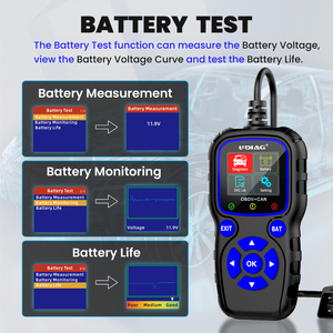 UDIAG汽车读码器obd2扫描工具扫描仪汽车自动诊断工具