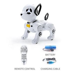 Intelligent One-Button Remote Control <strong>Robot</strong> Dog Toy for Children Early Education Electric <strong>Programming</strong> with Plastic Material
