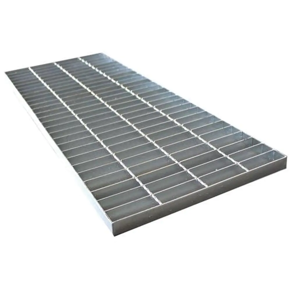 Wholesale price 32*5mm Flat Bar Standard Steel Deck Grating Weight galvanised steel railing grating for roof parapet wall
