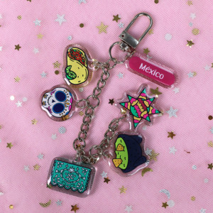 Gantungan kunci akrilik kreativitas gantungan kunci akrilik kustom gantungan kunci akrilik cetak UV plastik kustom - Product Image 1