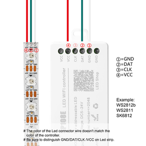 ESann IOSAndroidデジタルピクセルスマートフォン20485-24vSpアプリ制御SPILED WifiコントローラーSP108E - Product Image 3