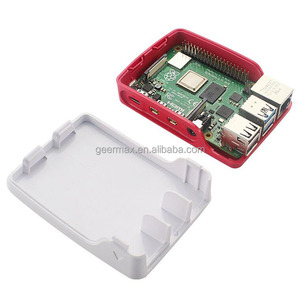 <strong>Raspberry</strong> <strong>Pi</strong> 4B Red and White Housing Plastic Enclosure <strong>Case</strong> Cover for <strong>Raspberry</strong> <strong>PI</strong> 4 Model B - Product Image 4