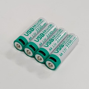 4 adet OEM ODM yeni varış 2025 lityum Li-ion pil AAA AA 1.5V 666clock 3330mmWh saat MP3 çalar için şarj edilebilir USB tip-c - Product Image 2
