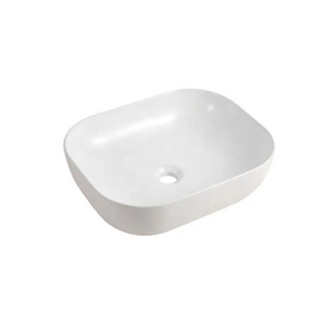 纯白色固体表面水槽Wc盆/卫生间洗手盆/迷你洗手盆水槽 - Product Image 3