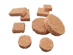 Her türlü çelik kesme hizmeti kullanımı için 90*25 Dia 10ppi mükemmel dayanıklı zirkonya seramik köpük filtre refrakter brülör - Product Image 3