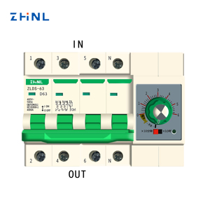 Einstellbarer Einphasen-Knopf <span class=keywords><strong>Countdown</strong></span>-<span class=keywords><strong>Timer</strong></span> Leistungs schalter 2P 4P Automatische Übertragung Intelligenter einstellbarer Zeit schalter