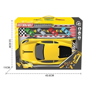 New Boys Gift Alloy Car Model Drifting Rotating Metal Car Model Store Traffic Jam Alloy Car <strong>Toy</strong> - Product Image 1
