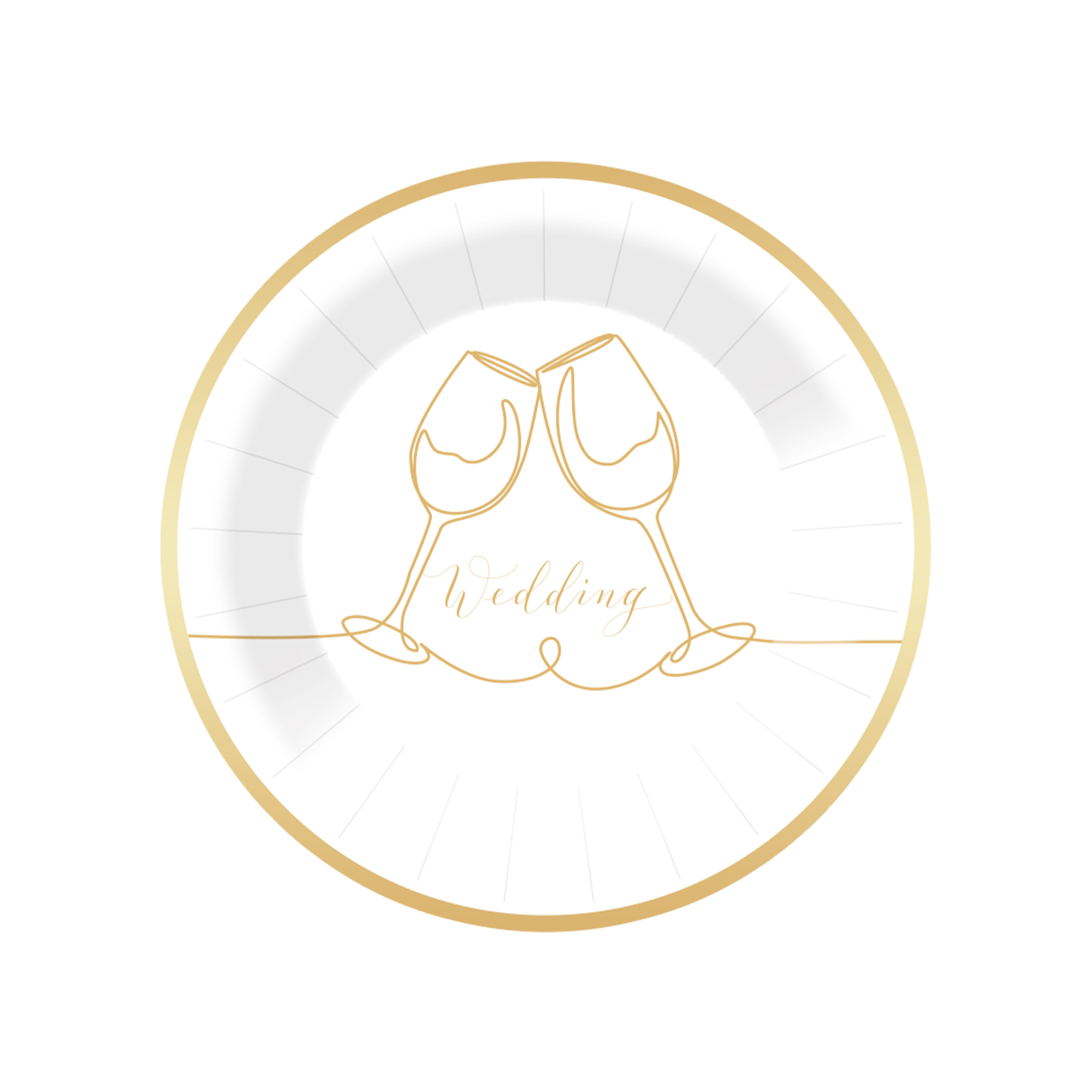 จานกระดาษขนาด 7 นิ้ว*8 ชิ้น