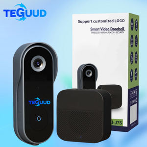 Videoportero inalámbrico WiFi al por mayor con cámara a color y sistema de anillo de intercomunicación de Audio bidireccional